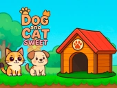 Dog and cat sweet
