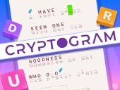 Cryptogram: word brain puzzle