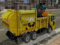 Garbage trucks jigsaw