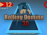 Rolling domino 3d