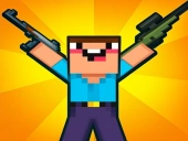 Noob vs zombie apocalypse: shooting pro