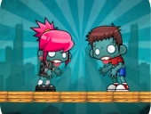Angry zombies war game