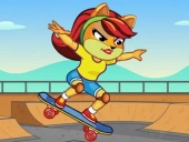 Cat girl skater