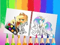 Sweet pony coloring book