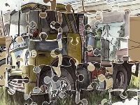 Junk trucks jigsaw