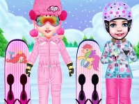 Baby taylor skiing dress up