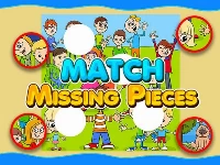 Match missing pieces kids educational game