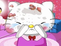 Hello kitty face doctor - free online game