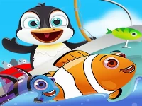 Fish games for kids |trawling penguin games online